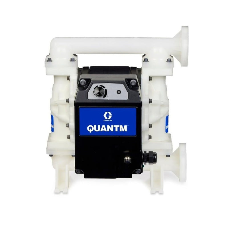GRACO QUANTM i30 1" End Flange Polypropylene Electric Diaphragm Pump - GO Industrial - TE30 - 0269