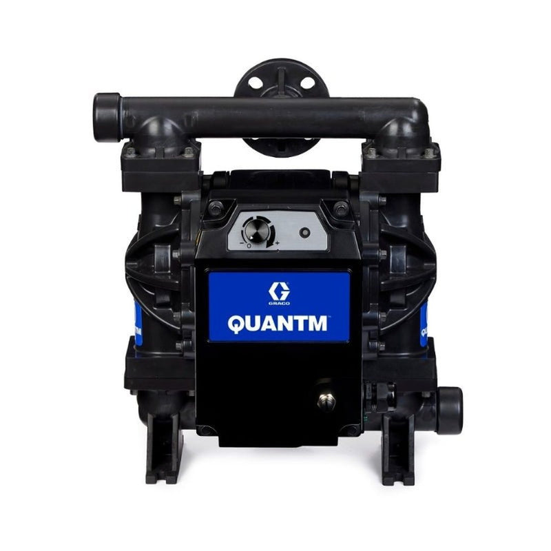 GRACO QUANTM i30 1" End Flange PVDF Kynar Electric Diaphragm Pump - GO Industrial - TE30 - 0273