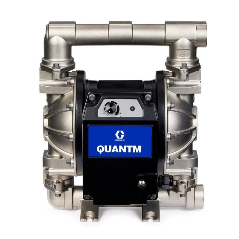 GRACO QUANTM i80 1.5" BSPT Stainless Steel Electric Diaphragm Pump - GO Industrial - TE80 - 0072