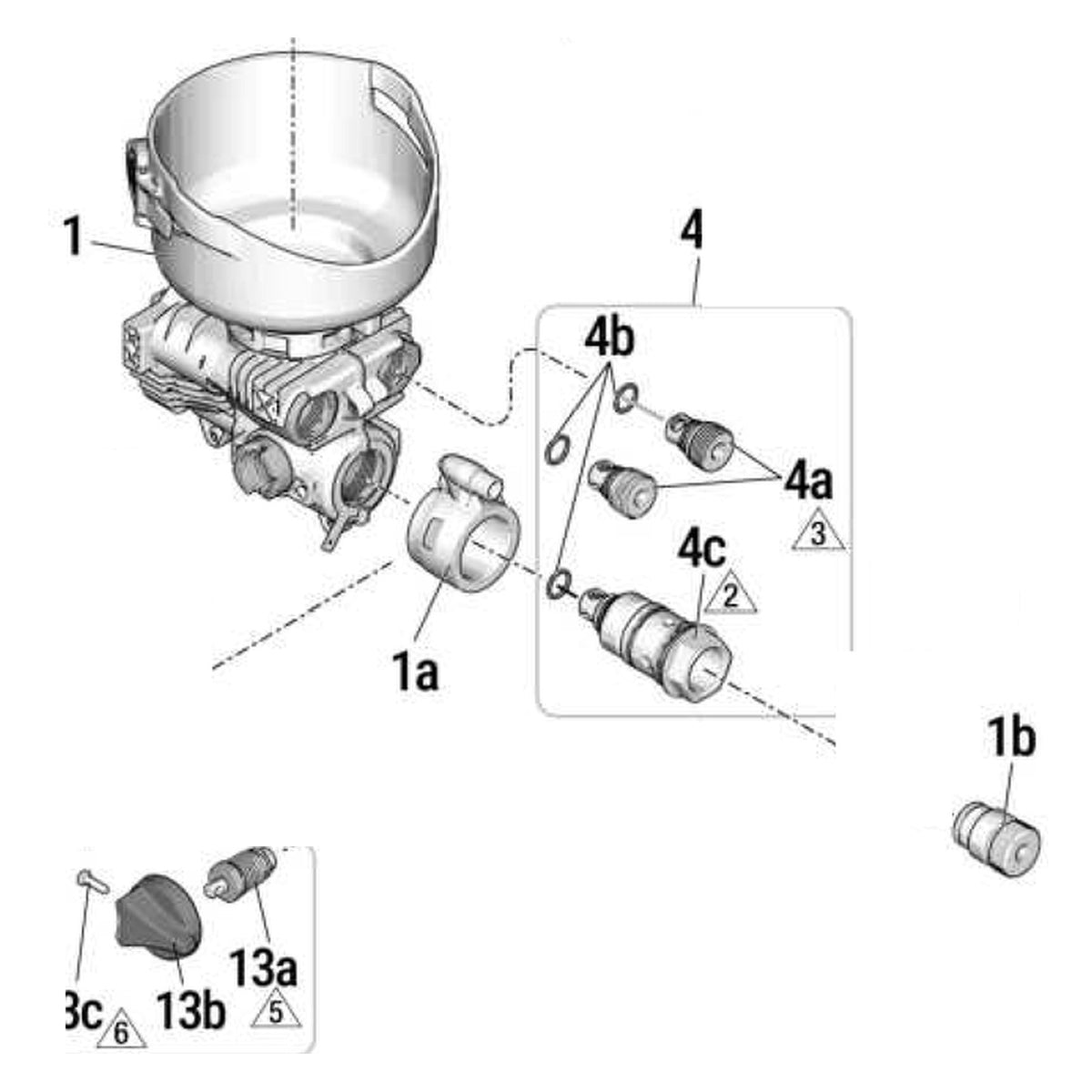 GRACO Ultra QuickShot II Pump Assembly and Filter Kit 2014406 parts diagram