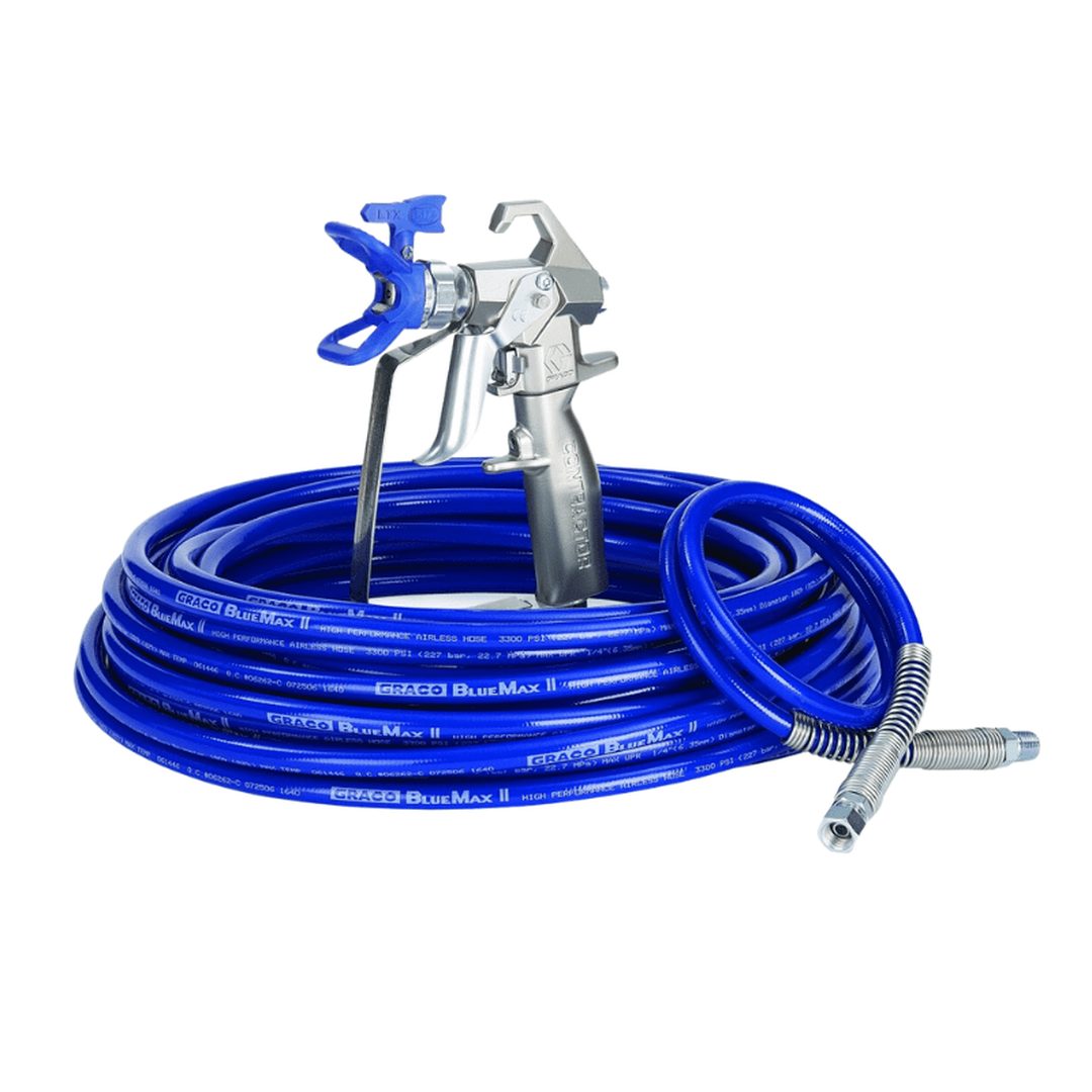GRACO Spray Gun Airless Contractor Gun with Hose, RAC X 517 HandTite Guard and Whip Hose - GO Industrial - 288490