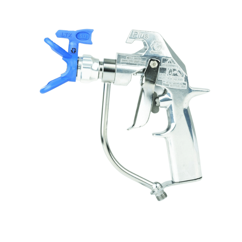 GRACO Spray Gun Airless Silver Plus Gun with RAC X 517 - GO Industrial - 246240