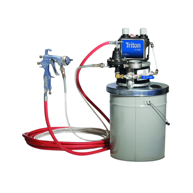 GRACO Triton Alum Spray Package AirPro Conventional Gun - GO Industrial - 233468