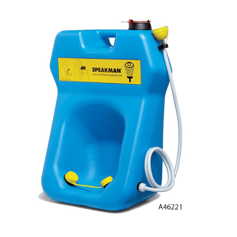 BRADY GravityFlo Portable Eye Wash Station 75 Litre - GO Industrial - 877661