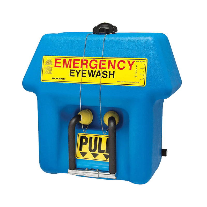 BRADY GravityFlo Portable Eye Wash Station 79 Litre - GO Industrial - 856473