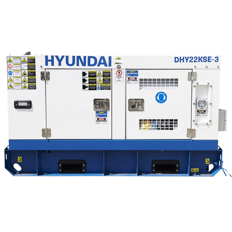 Hyundai DHY22KSE - 3 22kVA Industrial Standby Generator - GO Industrial - DHY22KSE - 3