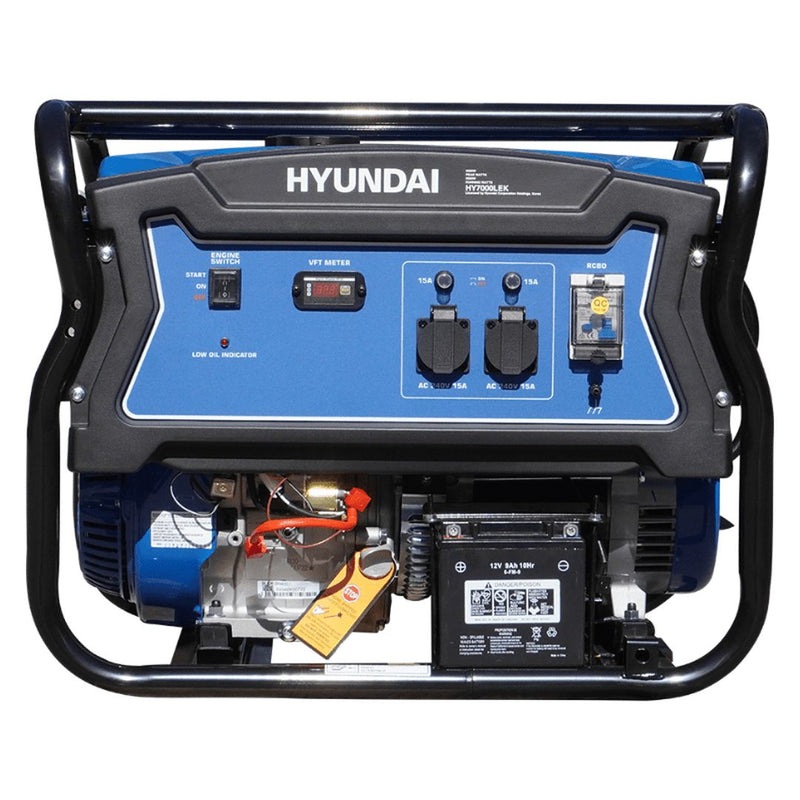 Hyundai HY7000LEK 6.8kVA Portable Generator - GO Industrial - HY7000LEK