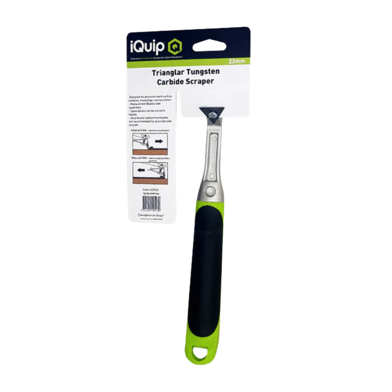 iQuip Tungsten Carbide Paint Scraper 3 Edges - 22mm | GO Industrial