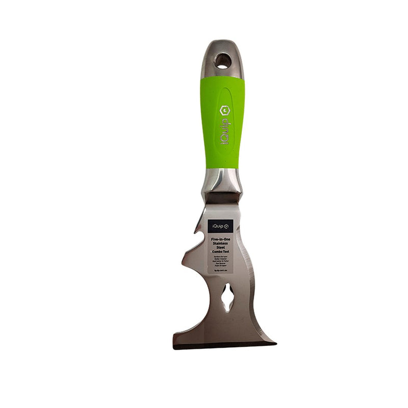 IQUIP All Stainless Steel 5 - in - 1 Combo Tool 1 Piece - GO Industrial - 22CTSS