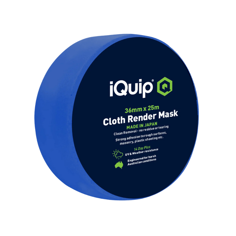 IQUIP Japanese Cloth Render Masking Tape 36mm x 25M - GO Industrial - 16JCT36