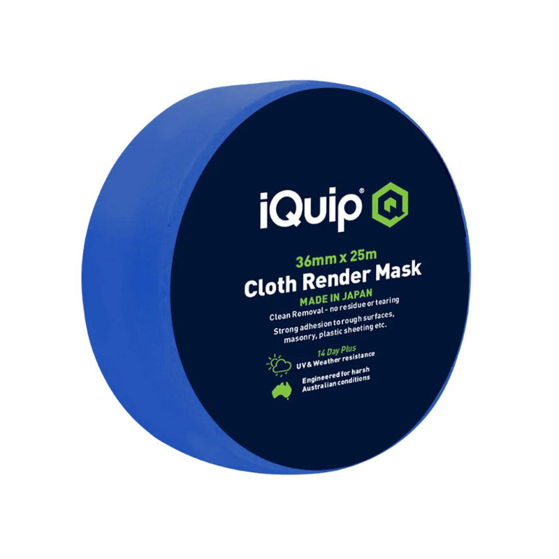 IQUIP Japanese Cloth Render Masking Tape 36mm x 25M - GO Industrial - 16JCT36