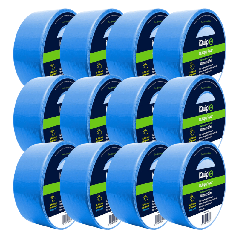 IQUIP Quippy Tape - 48mm x 25M - GO Industrial - 16QT48*12