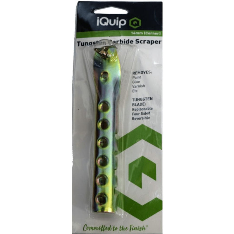 IQUIP Tungsten Carbide Corner Scraper with 14mm Blade - GO Industrial - 22CSH14