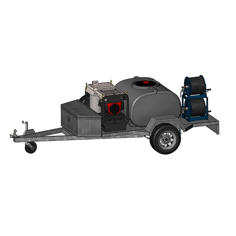 JETWAVE Executive G2 350 - 23 Premium Trailer Pressure Washer - GO Industrial - HW5000 - 23PG2 PREMTRAILER