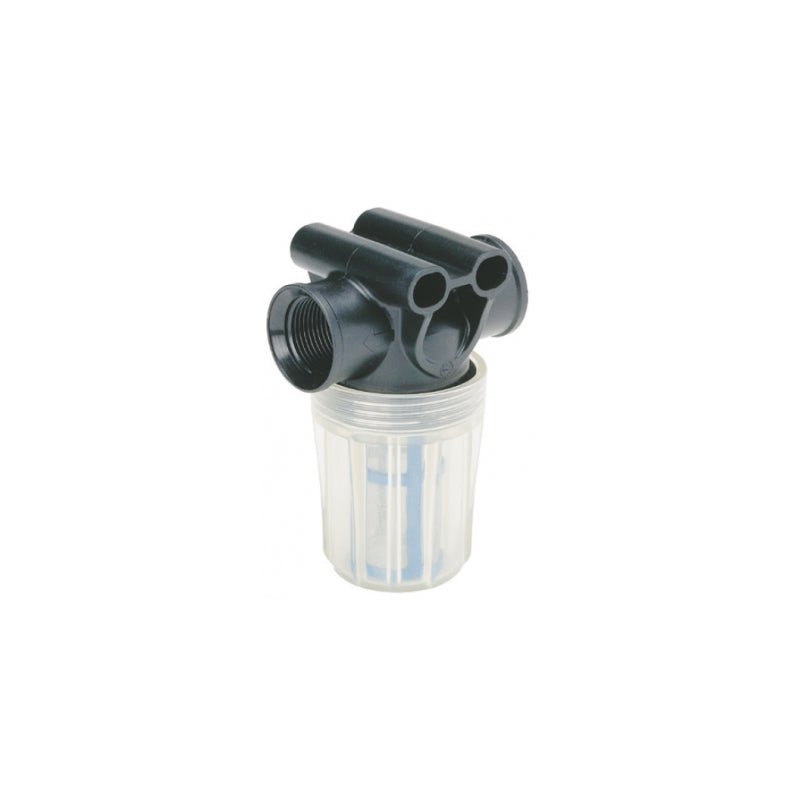 JETWAVE In - Line Filter W/Trans Bowl Inlet: 3/4" BSP F | Outlet: 3/4" BSP F - GO Industrial - 8105042
