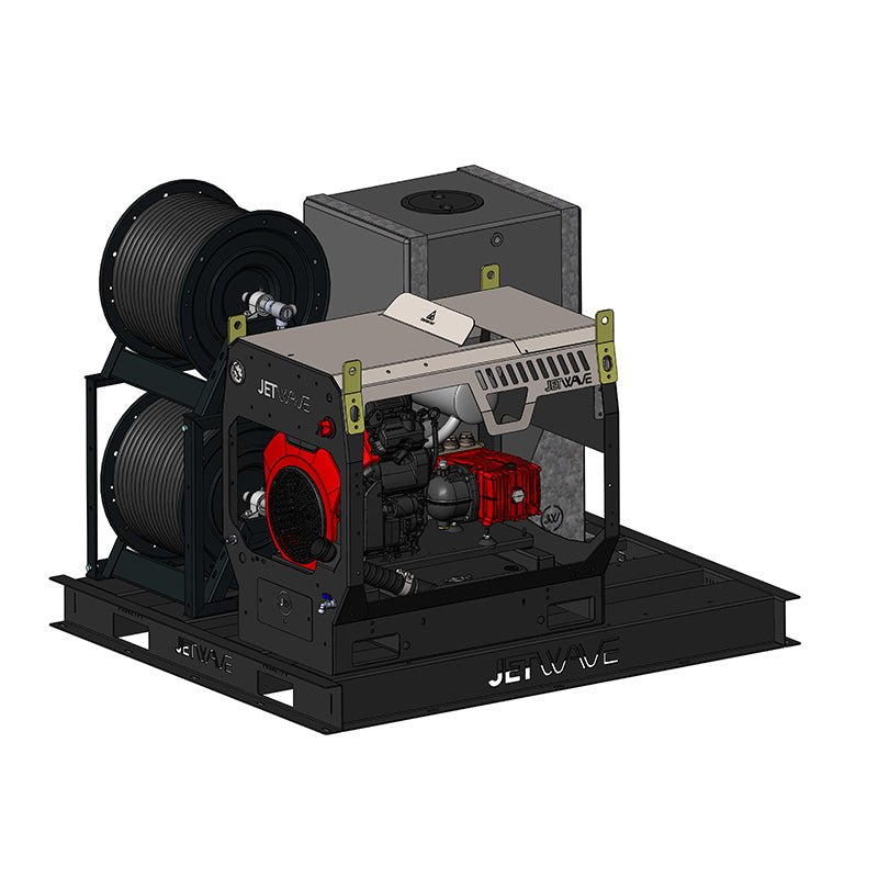 JETWAVE Senator G2 280 - 26 Cube Pressure Washer Trailer - GO Industrial - CW4000 - 26PEG2CUBE