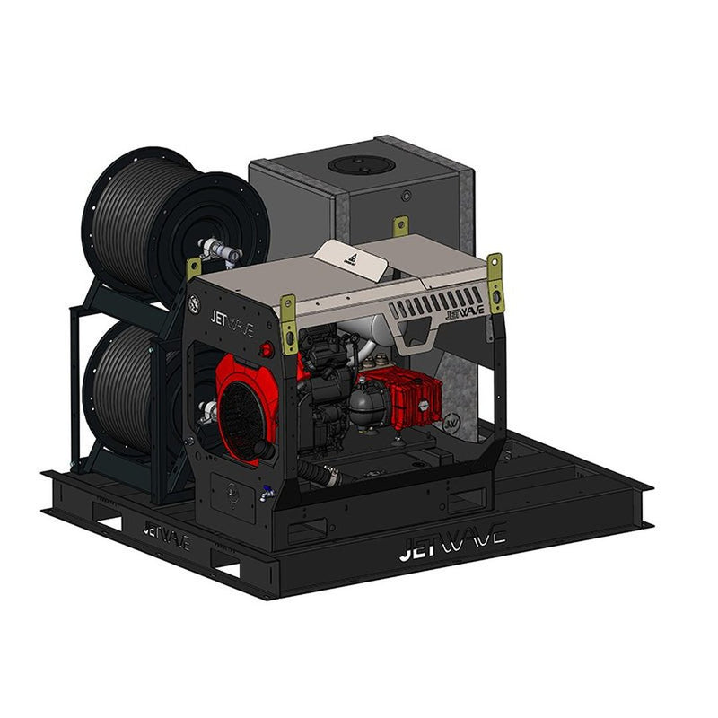JETWAVE Senator G2 350 - 23 Cube Pressure Washer Trailer - GO Industrial - CW5000 - 23PEG2CUBE