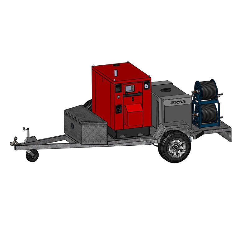 JETWAVE Senator Silent 200 - 41 Lite Pressure Washer Trailer - GO Industrial - CW3000 - 41DI LITETRAILER
