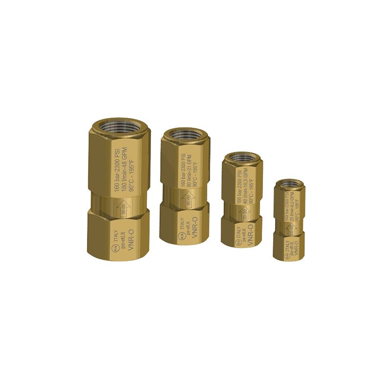 JETWAVE VNR Brass & Stainless Steel Check Valve - GO Industrial - 60204000