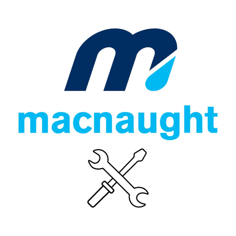 MACNAUGHT Straight Stainless Steel Nipple 1/8" - 27 NPT 50 - Pack - GO Industrial - L - N1827N - 0SS - B