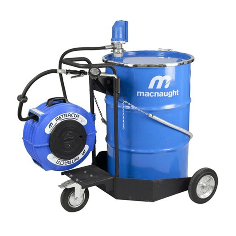 MACNAUGHT Trolley Based Metered Gun Oil Dispensing Pump Kit - GO Industrial - OS50GE - 01