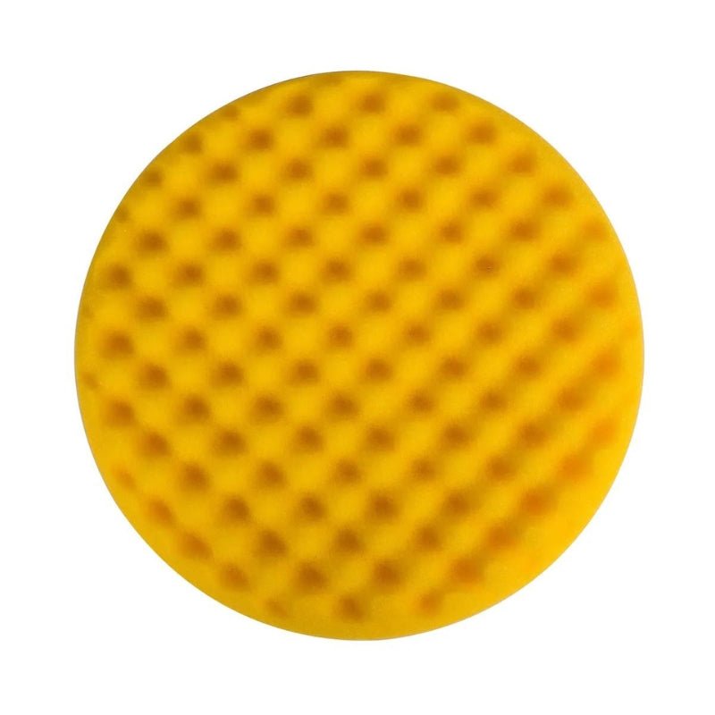 MIRKA 150mm Polishing Foam Pad Yellow Waffle 2 - Pack - GO Industrial - 7993415021