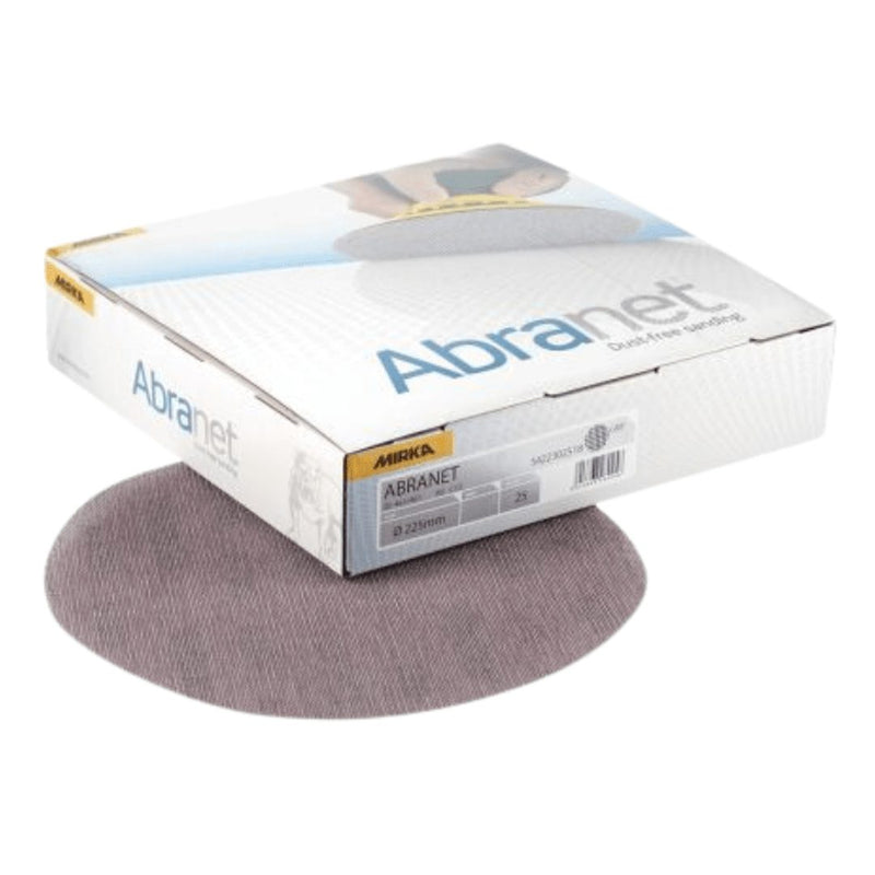 MIRKA Abranet 225mm Disc Abrasives 25 - Pack - GO Industrial - 5422302580