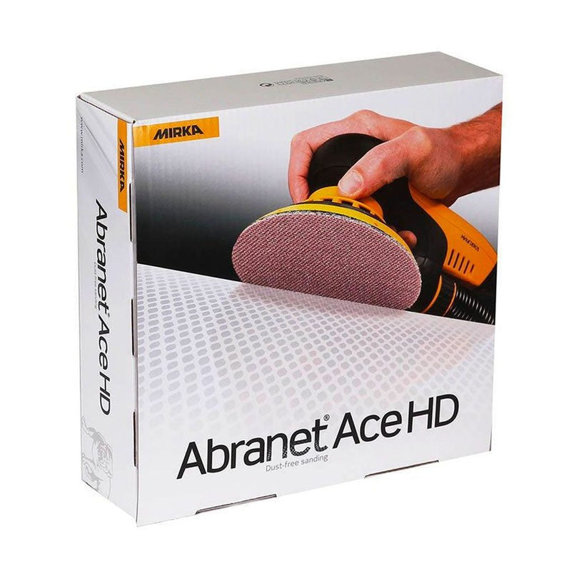 MIRKA Abranet Ace HD 150mm Ceramic Disc Abrasives 25 - Pack - GO Industrial - AH24102540