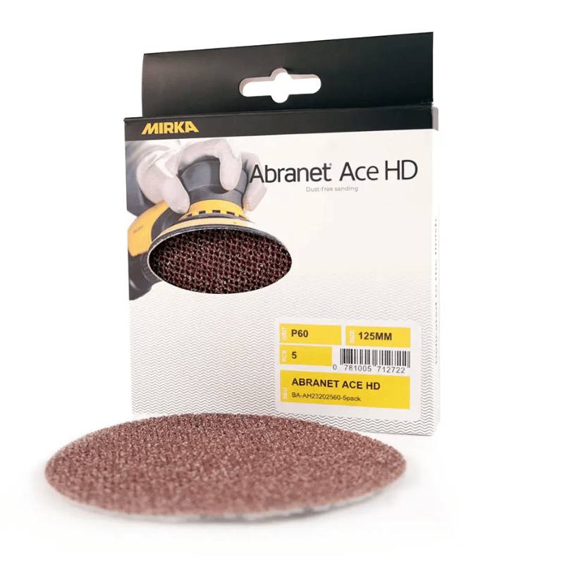 MIRKA Abranet Ace HD Ceramic Abrasive Disc 125mm 5 - Pack - GO Industrial - AH23202540 - 5pack