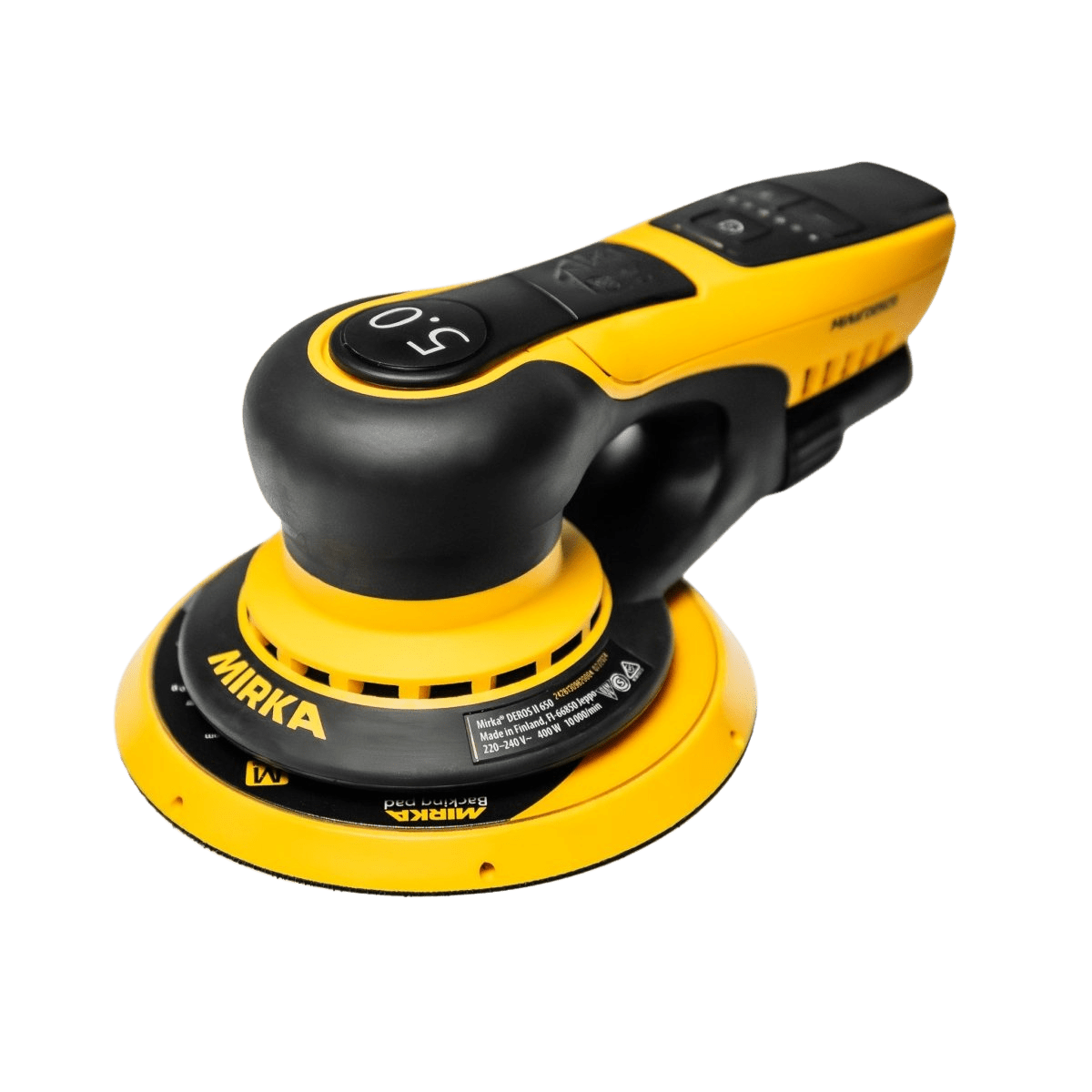 MIRKA DEROS II 650CV 5.0mm Orbit 150mm Dustless Sander - GO Industrial - MID6504044