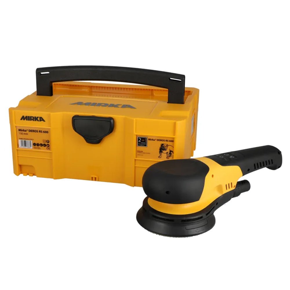 MIRKA DEROS RS 600 750W Rotary Sander with Case - GO Industrial - MRS6002100CA
