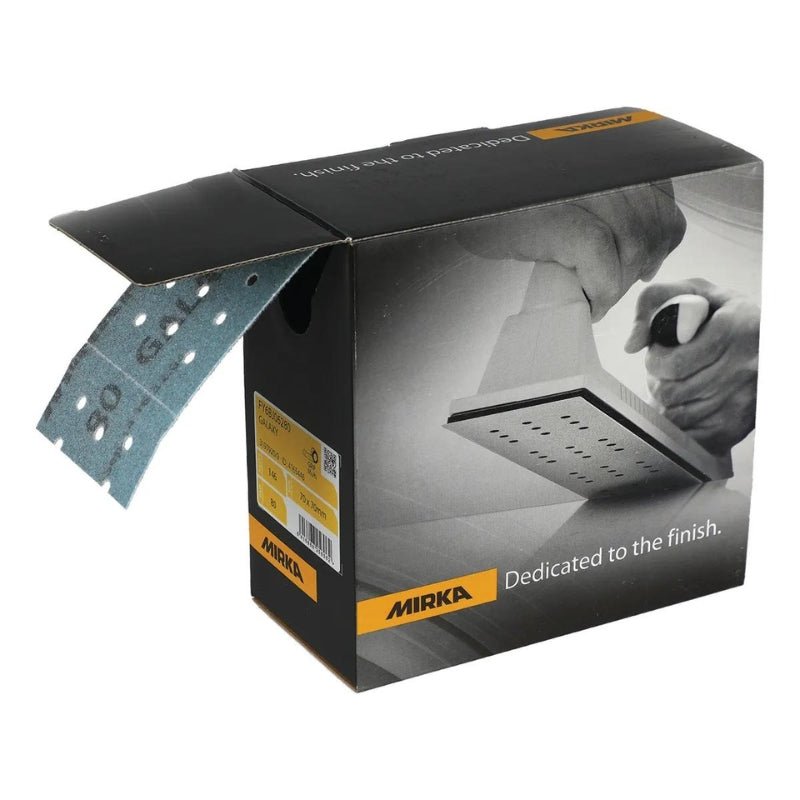 MIRKA Galaxy 70 x 70mm Self - Sharpening Perforated Roll Abrasive - GO Industrial - FY6BJ06240