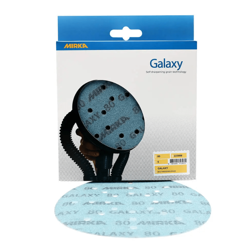 MIRKA Galaxy Disc Abrasive 225mm 5 - Pack - GO Industrial - FY68002580 - 5PACK
