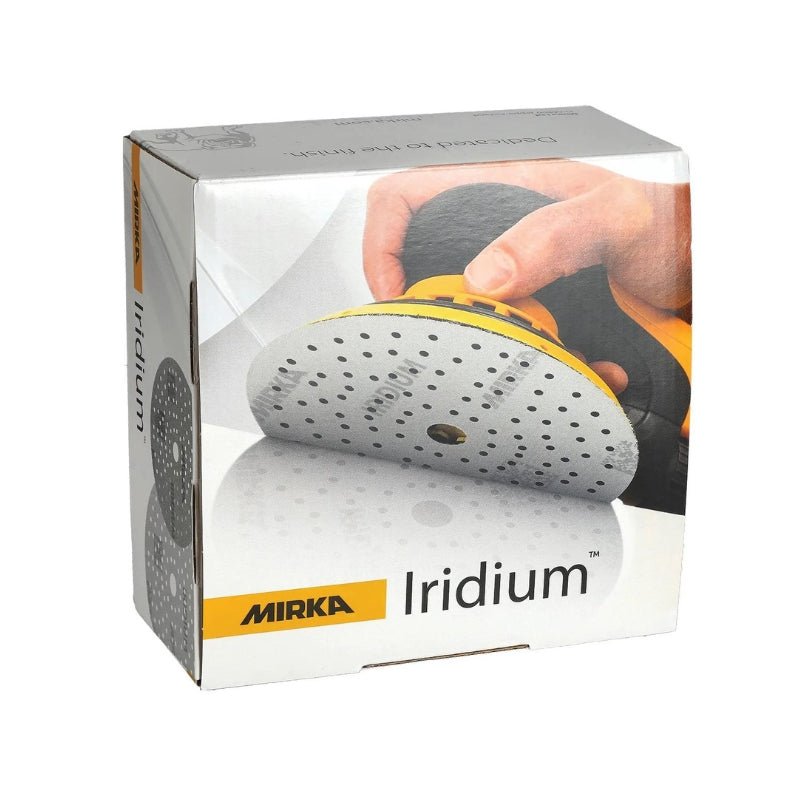 MIRKA Iridium 150mm Premium Paper Disc Abrasives - GO Industrial - 246CH05040