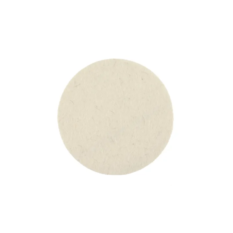 MIRKA Polishing Felt Pad Ø 77mm White - GO Industrial - 7996007711