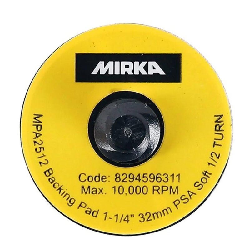 MIRKA Quick Lock PSA 32mm Backing Pad 10 - Pack - GO Industrial - 8294596311