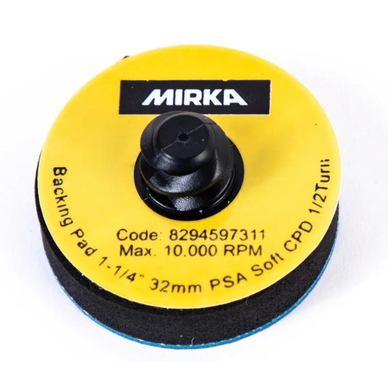 MIRKA Quick Lock PSA 32mm Backing Pad 10 - Pack - GO Industrial - 8294598311