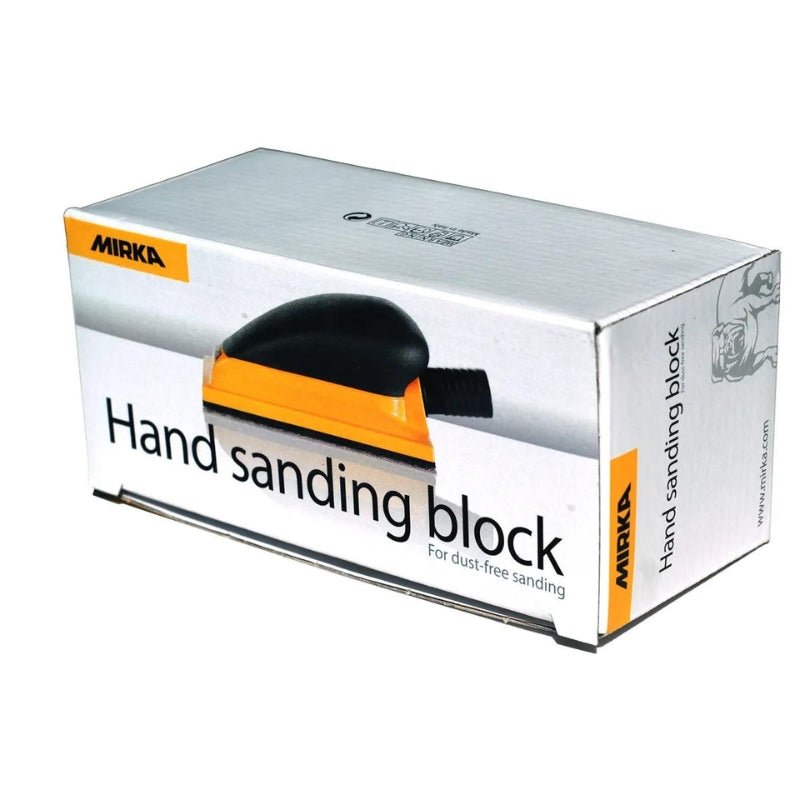 MIRKA Yellow Sanding Block 70 x 125mm - GO Industrial - 8391400111