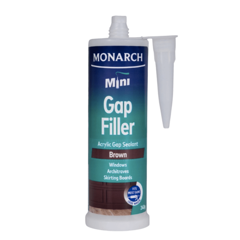 MONARCH Mini Gap Filler Acrylic Sealant Brown 240g - GO Industrial - MM - 3057