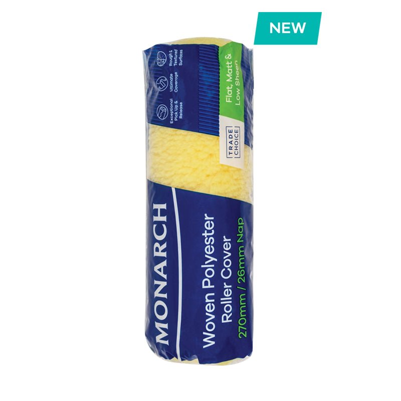 MONARCH Woven Polyester 270/26mm Nap Roller Cover - GO Industrial - RM3484