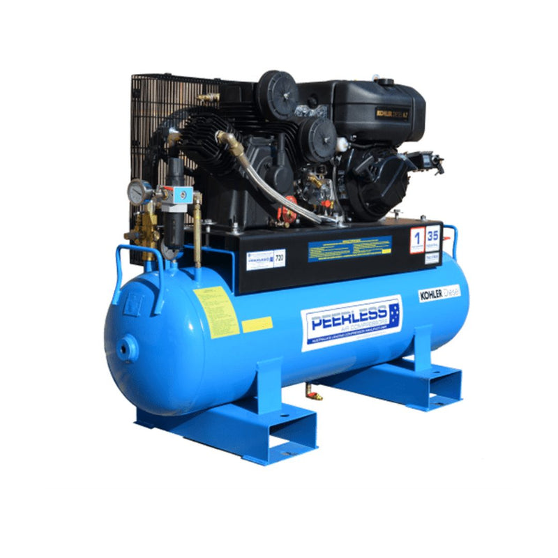 PEERLESS PHP35 Belt Drive Diesel Air Compressors - GO Industrial - 00094
