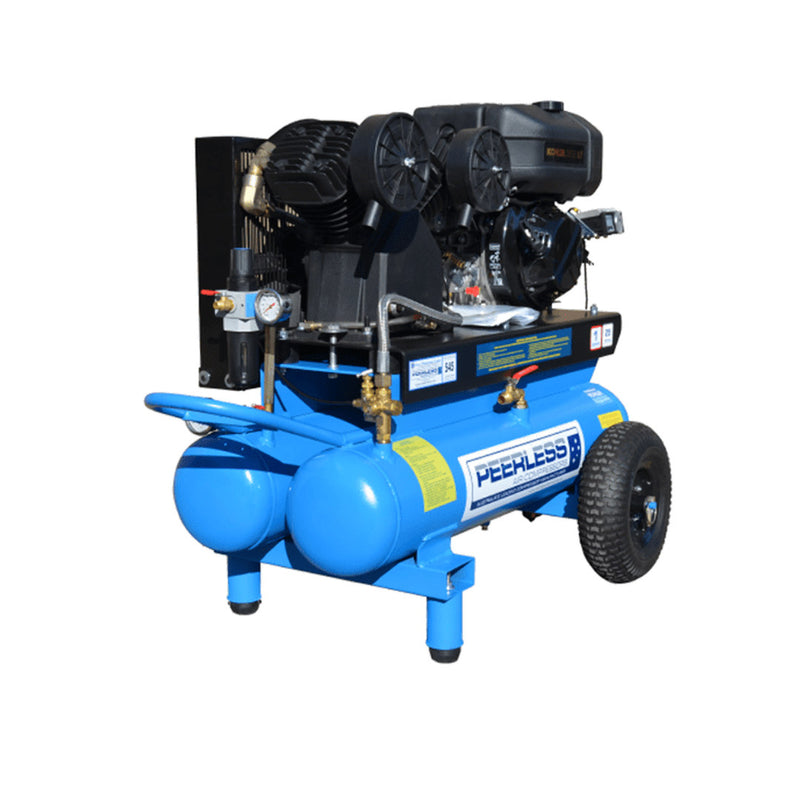 PEERLESS PV25 Belt Drive Diesel Air Compressor - GO Industrial - 00566
