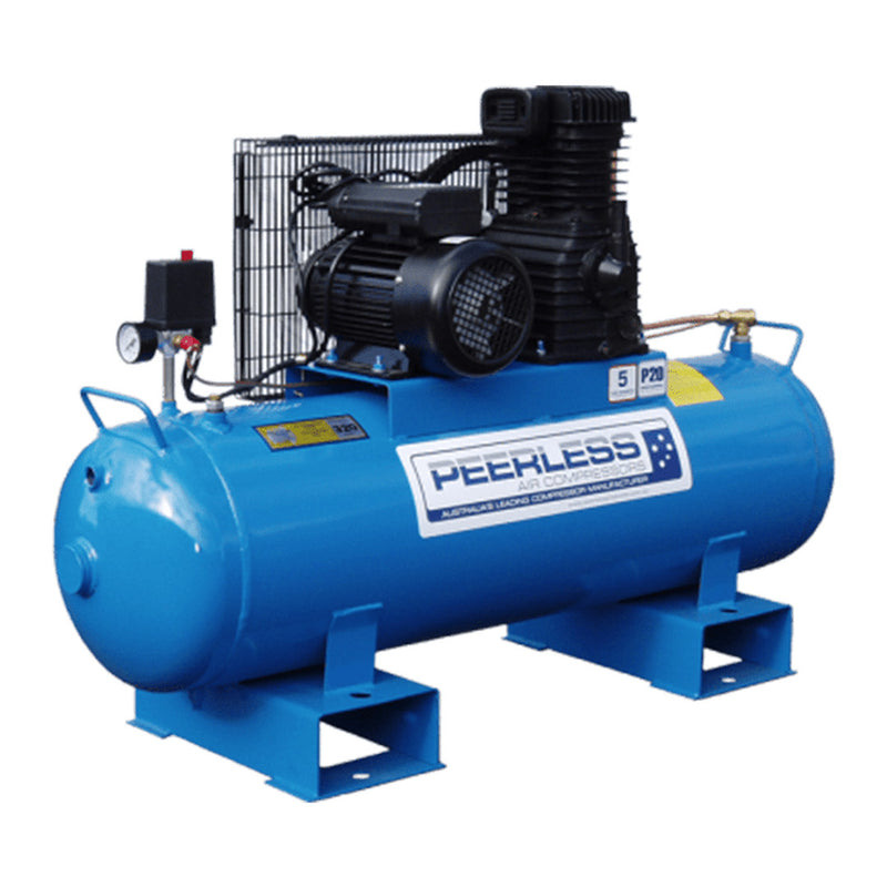 PEERLESS P20 Single Phase High Flow Air Compressor - GO Industrial - 7