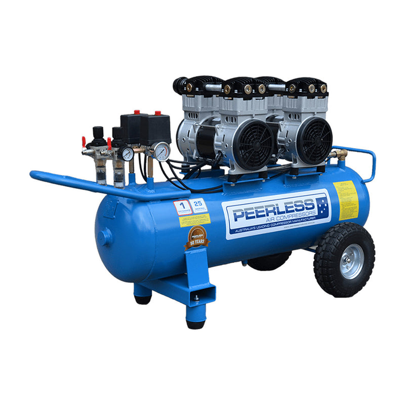 PEERLESS PO25 Oil Less Air Compressor - GO Industrial - 592