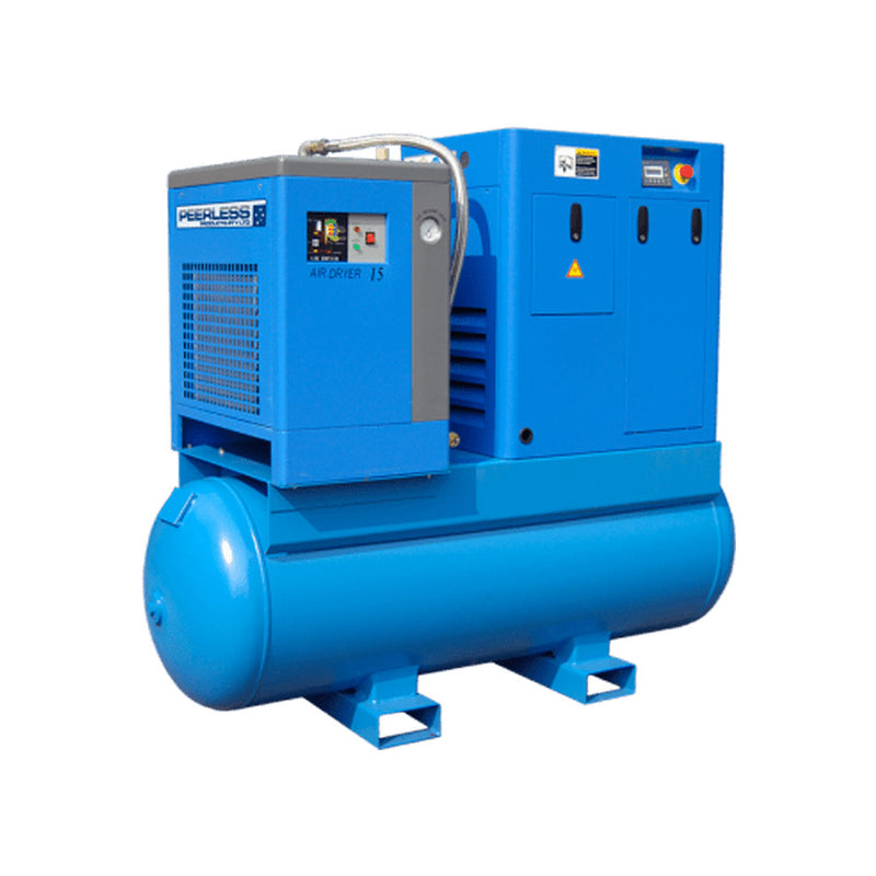 PEERLESS 10HP Rotary Screw Compressor 8 Bar - GO Industrial - HQ10/8