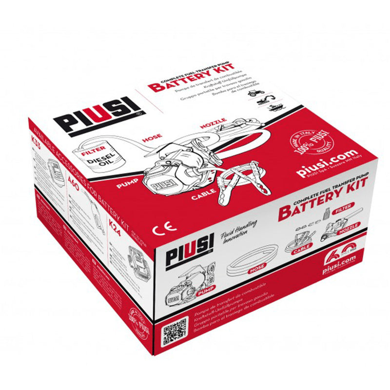 PIUSI Battery Kit 3000/12V Diesel Pump 50lpm - GO Industrial - F0022500C