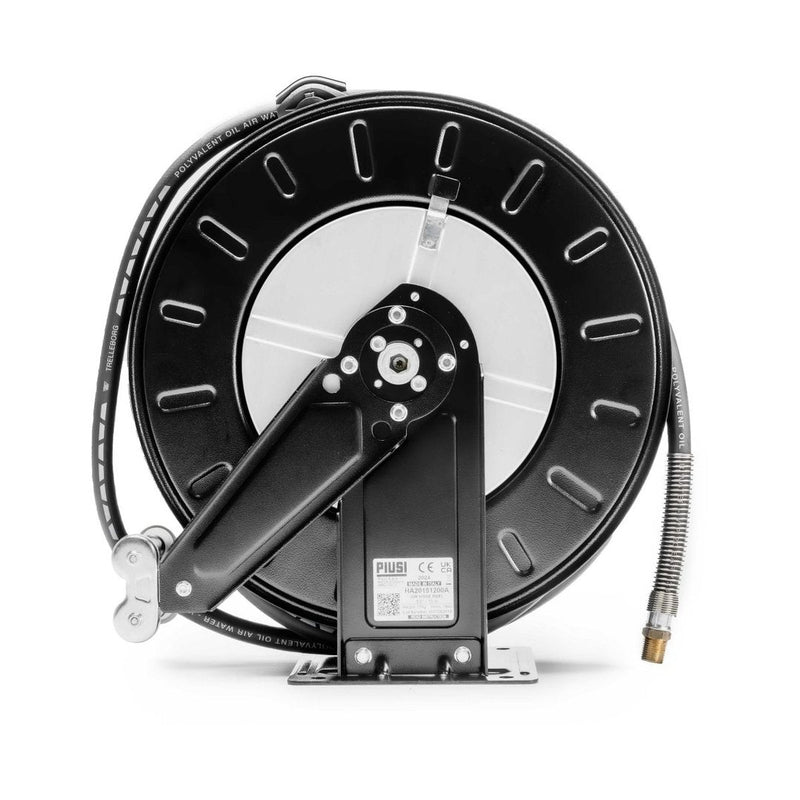 PIUSI Hose Reel Air/Water 1/2"x15m Spring Rewind - GO Industrial - HA20151200A