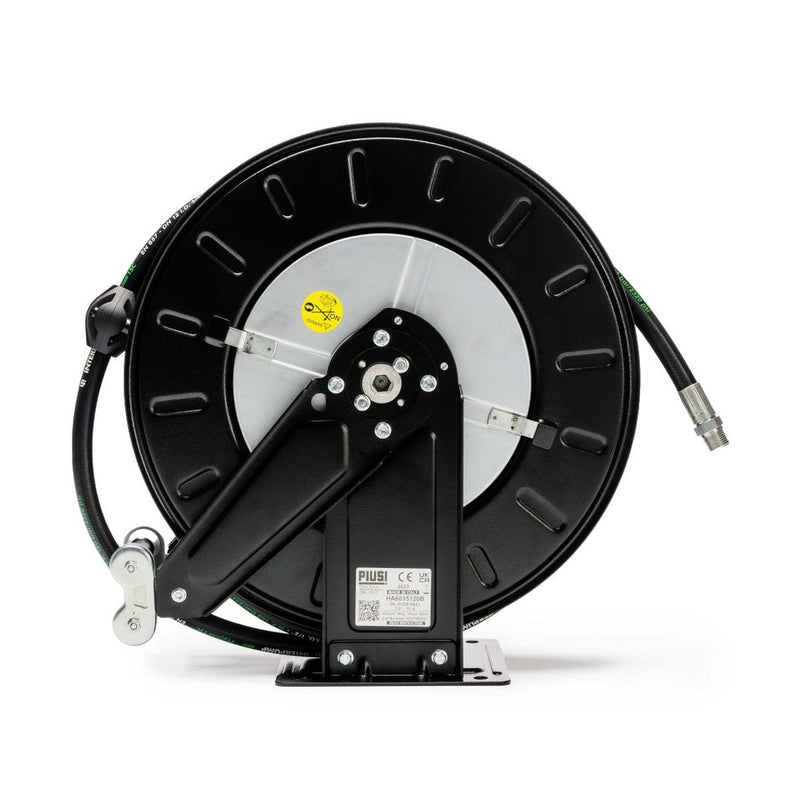 PIUSI Hose Reel Oil 1/2"x15m Spring Rewind - GO Industrial - HA6015120B