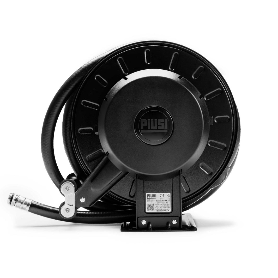 PIUSI Hose Reel Spring Rewind c/w 25mm id x 10m - GO Industrial - F0075003B