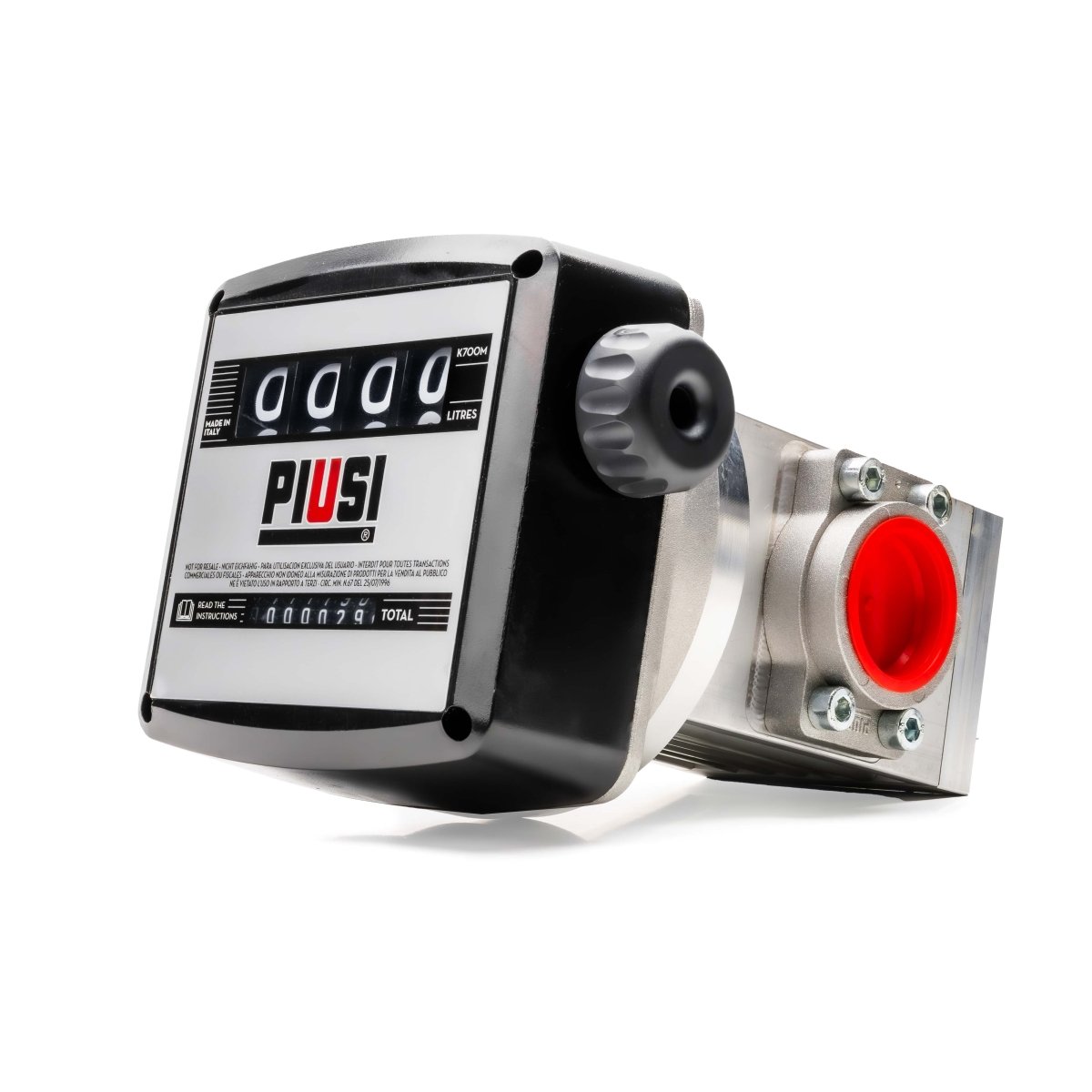 PIUSI K700 Meter Mechanical 40mm FF 20 - 220lpm Litre Display - GO Industrial - F00540000